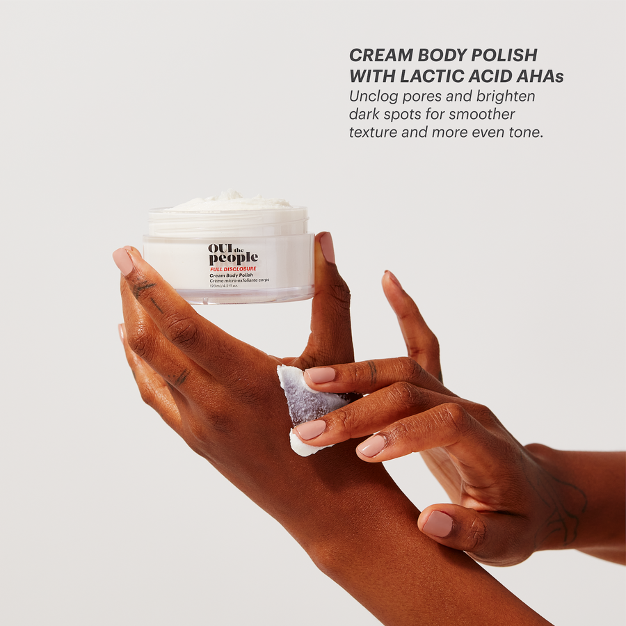 Cream Body Polish on Arm | Oui the People