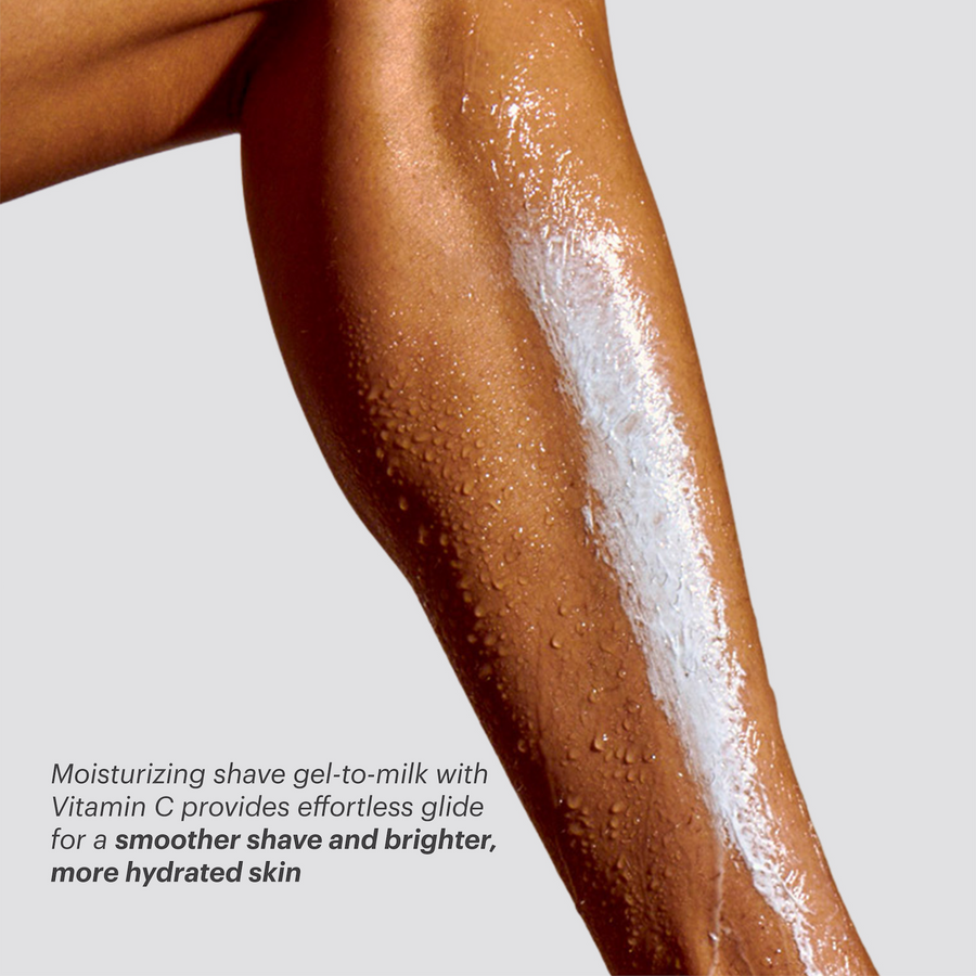 Moisturizing Shave Gel-to-Milk on Leg | Oui the People