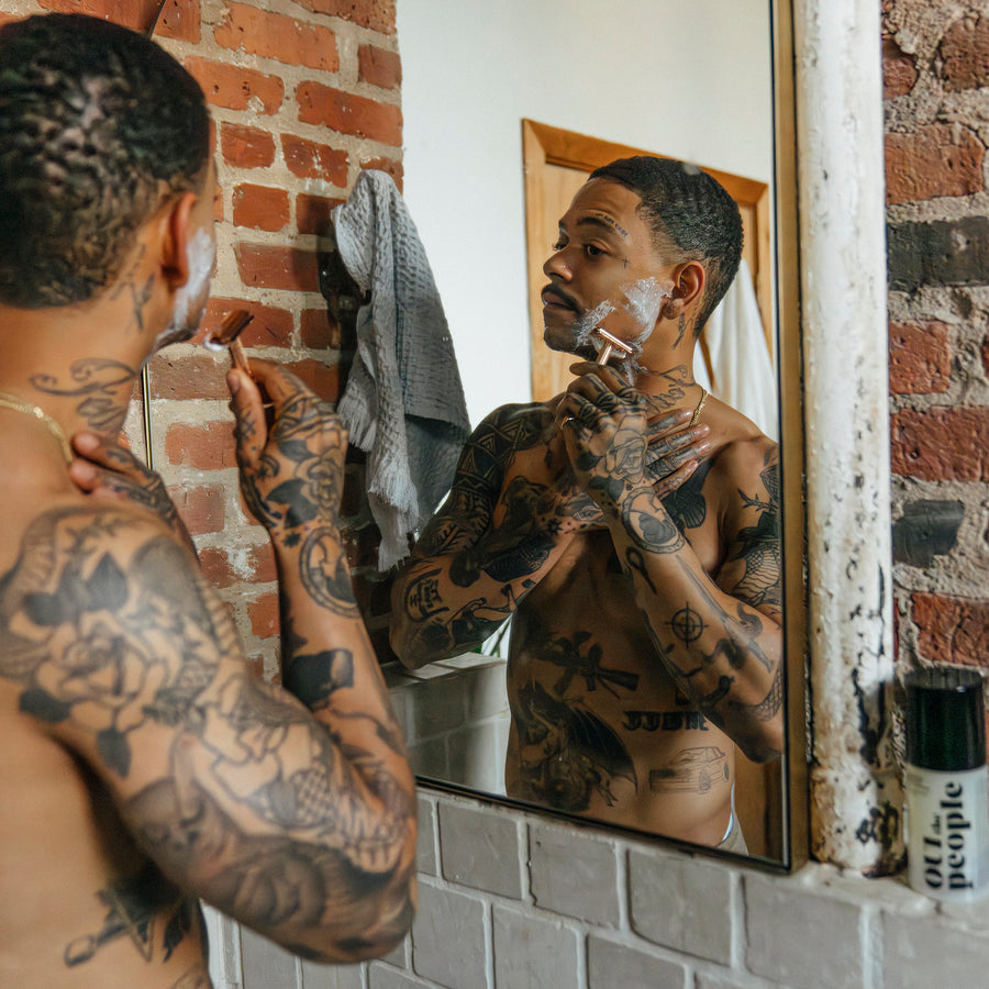 Rose Gold Sensitive Skin Razor Man Shaving | Oui the People