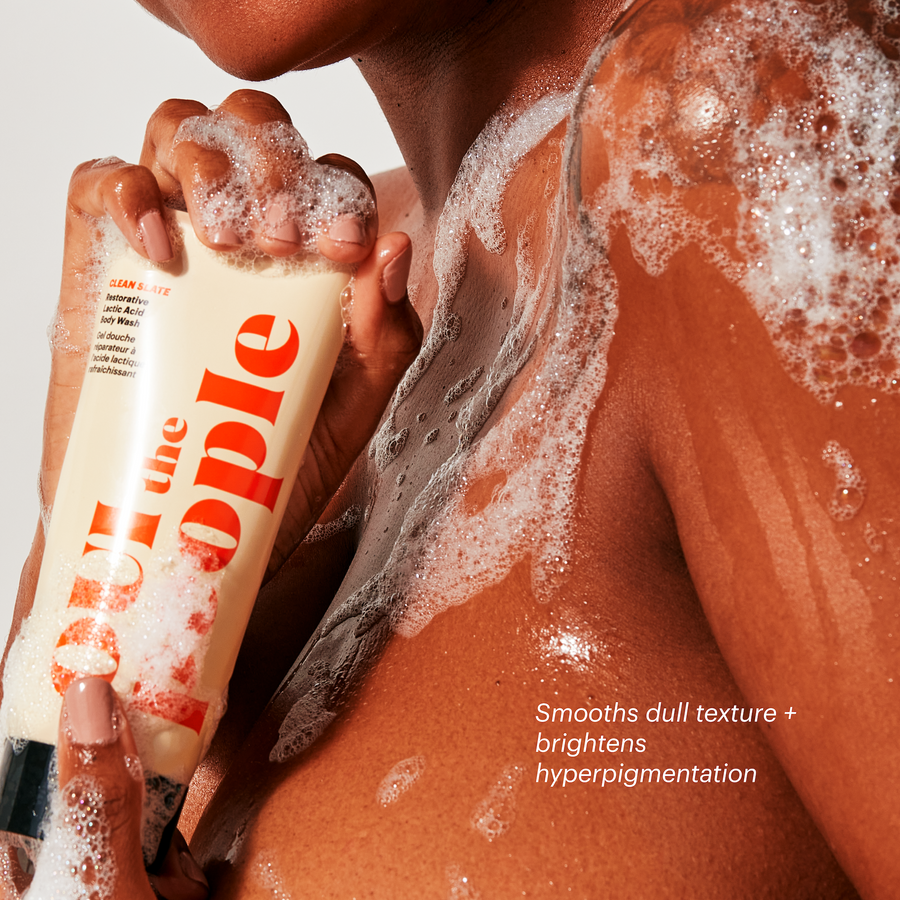 Lactic Acid Body Wash Goop on Body | Oui the People