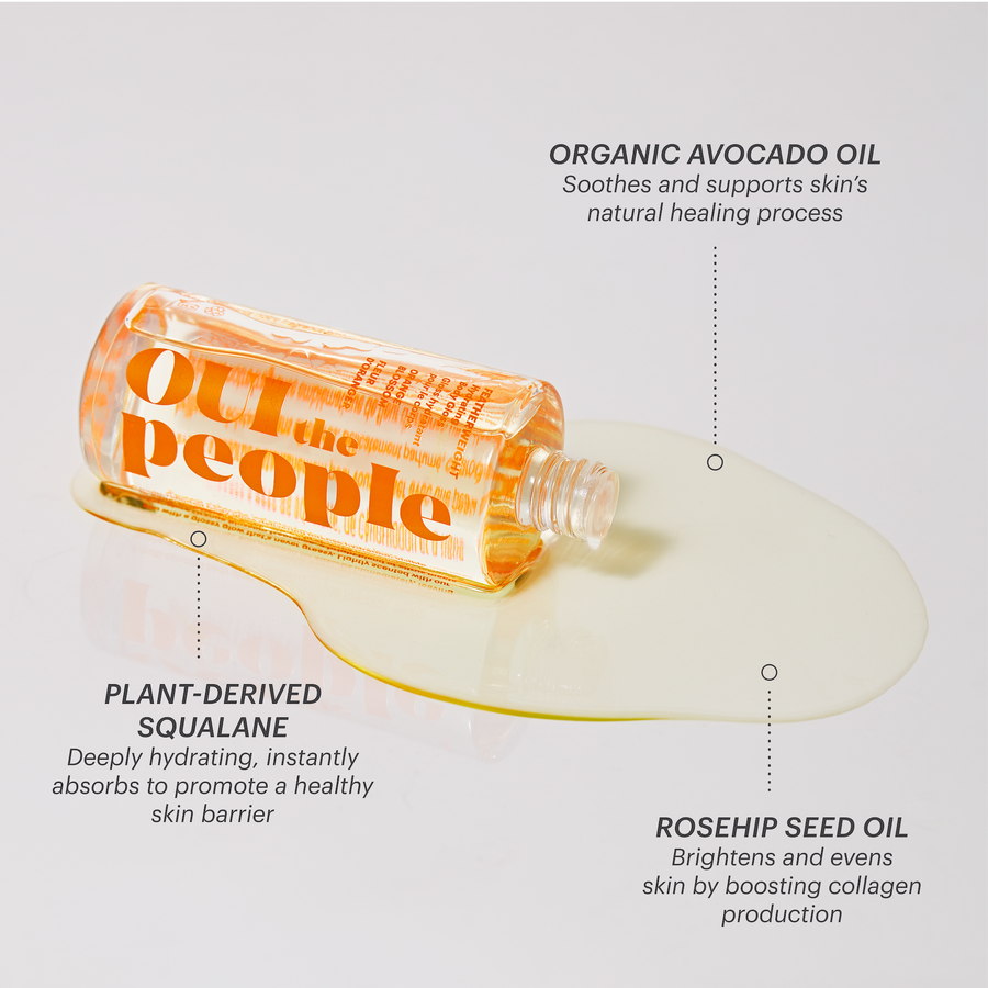 FEATHERWEIGHT Hydrating Body Gloss Orange Blossom Ingredients | Oui the People