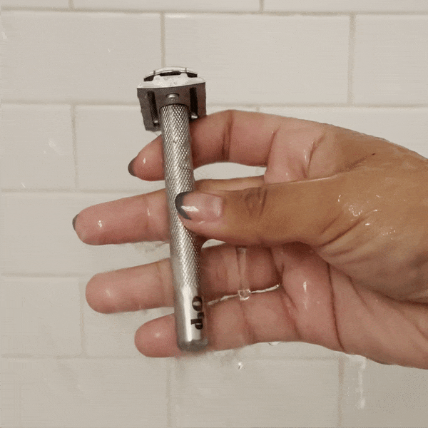 Brushed Chrome Sensitive Skin Razor